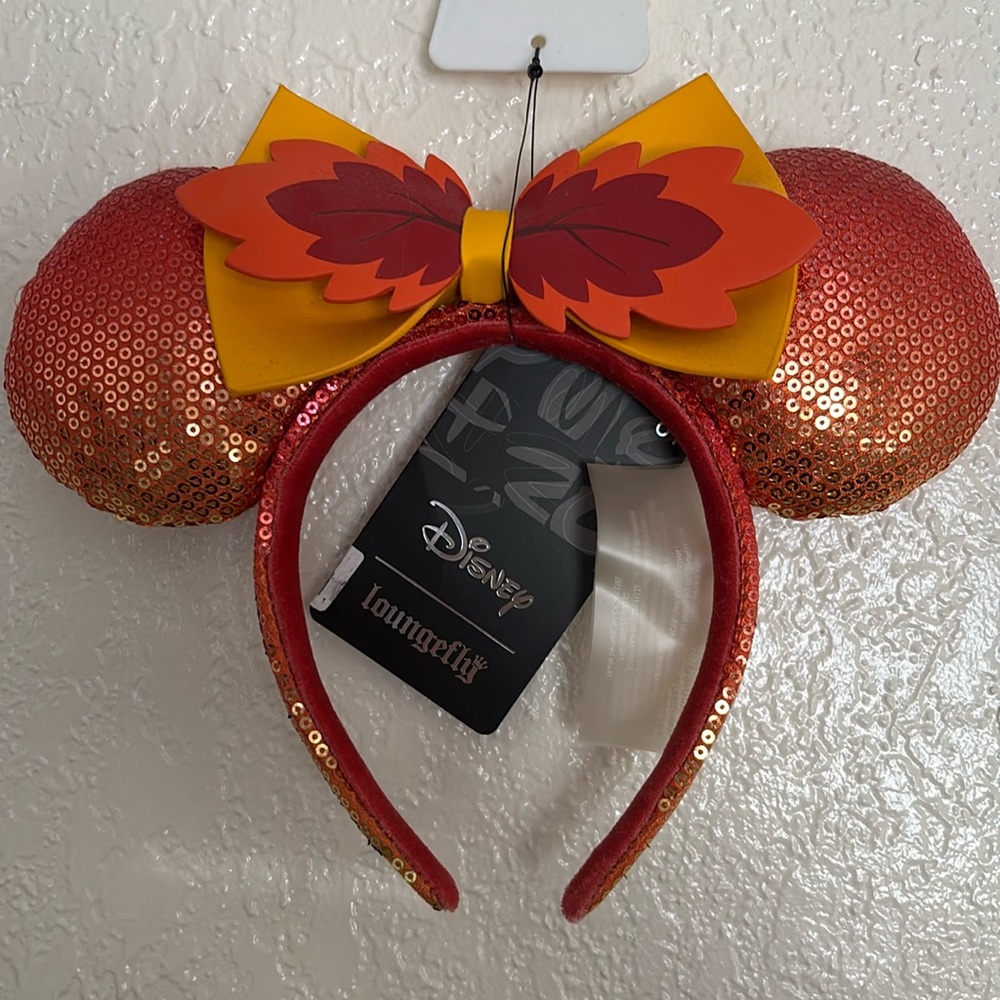 Fall Sequin Ombré Loungefly Disney ears